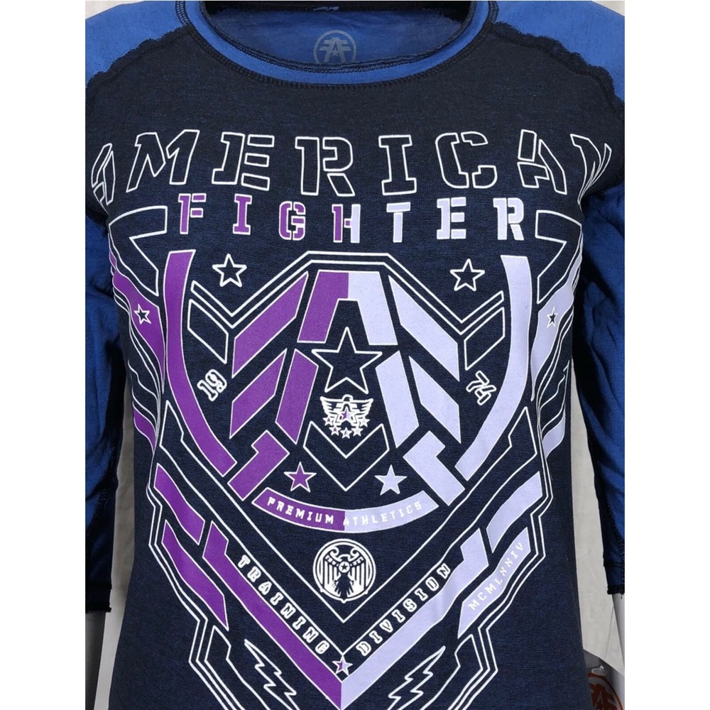 AMERICAN FIGHTER Womens T-Shirt KEMDELTON Athletic - Picture 6 of 7